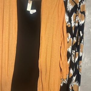 New 4 PCs Womens 3x dressy comfortable stretchy outfits & jeans retails $130